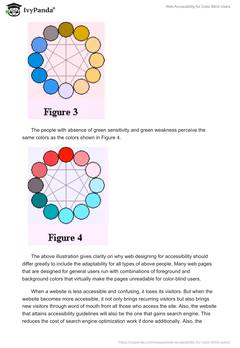 Web Accessibility for Color Blind Users. Page 4