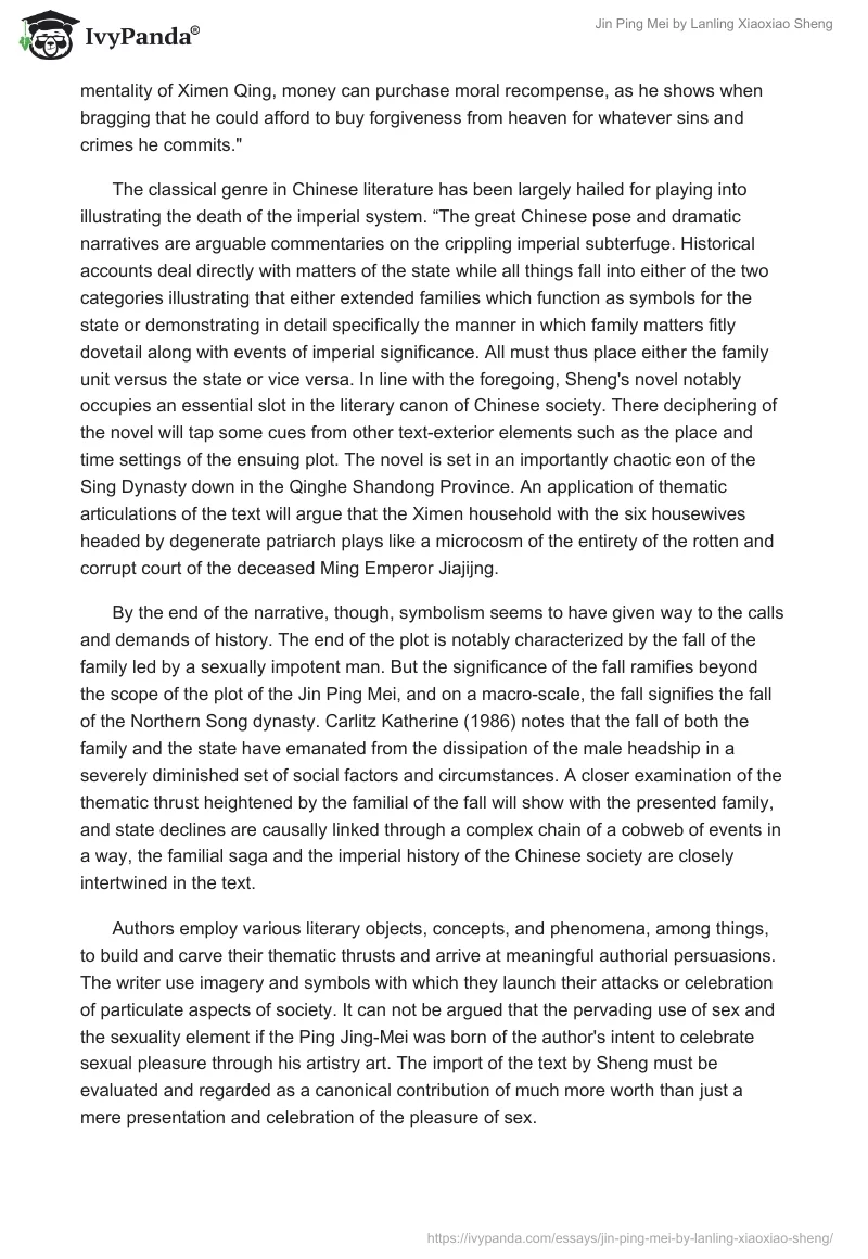 "Jin Ping Mei" by Lanling Xiaoxiao Sheng. Page 5