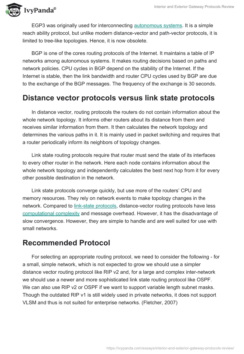 Interior And Exterior Gateway Protocols Review Page3.webp