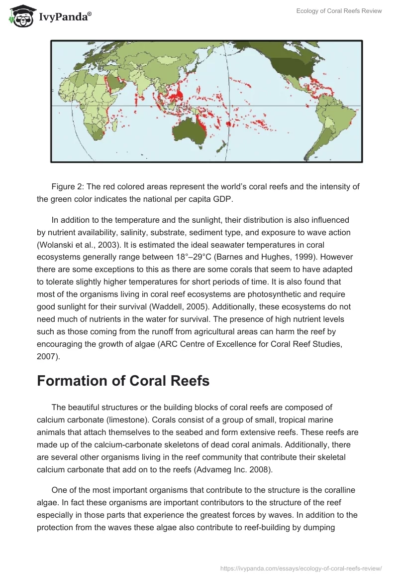 Ecology of Coral Reefs Review. Page 3