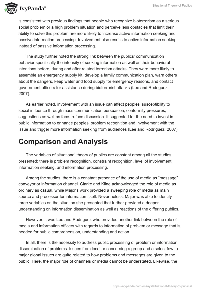 Situational Theory of Publics. Page 4