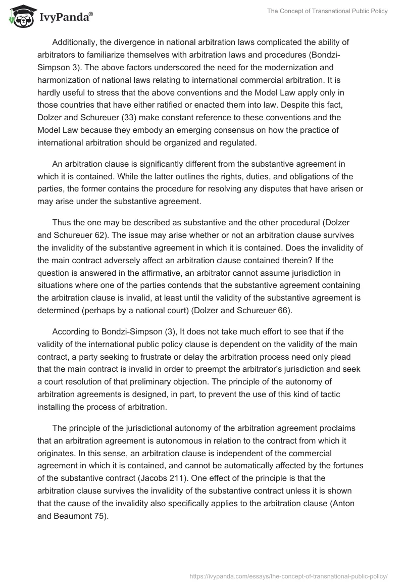 The Concept of Transnational Public Policy. Page 2