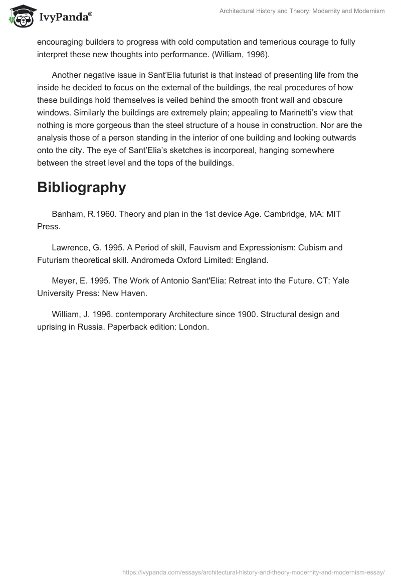 Architectural History and Theory: Modernity and Modernism. Page 3
