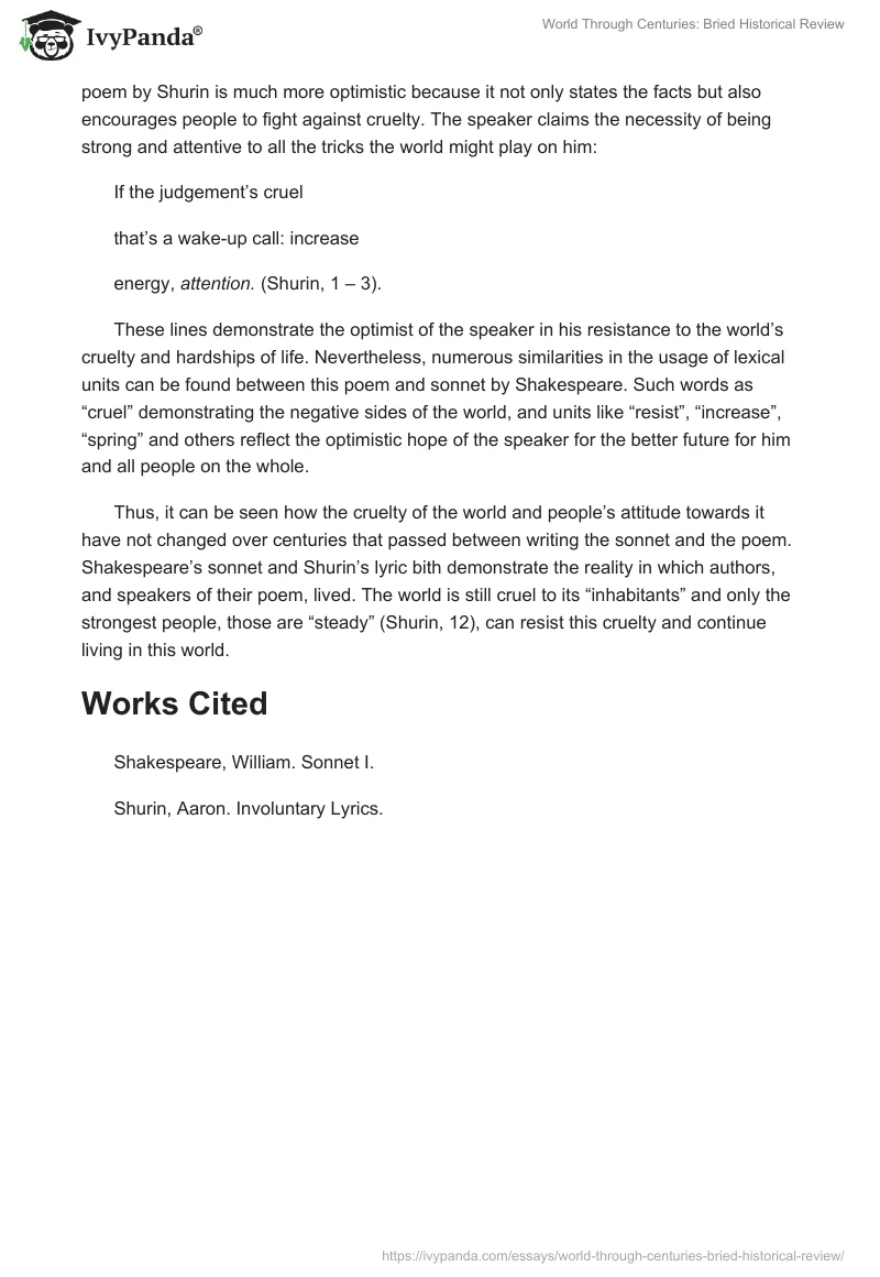 World Through Centuries: Bried Historical Review. Page 2