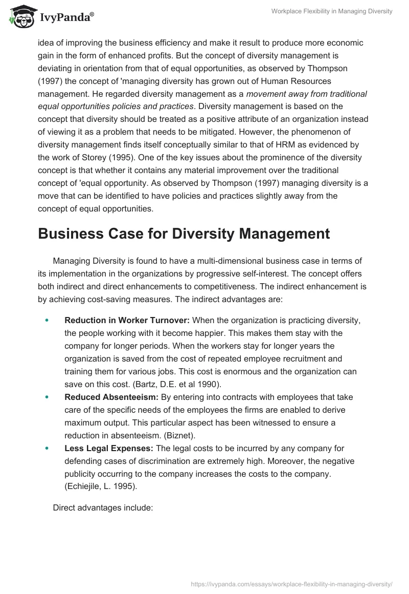 Workplace Flexibility in Managing Diversity. Page 2