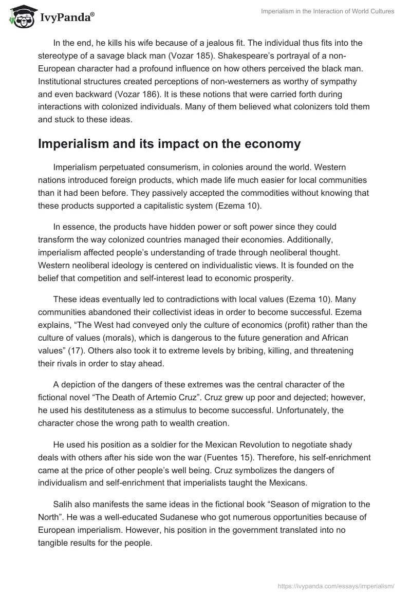 Imperialism in the Interaction of World Cultures. Page 4