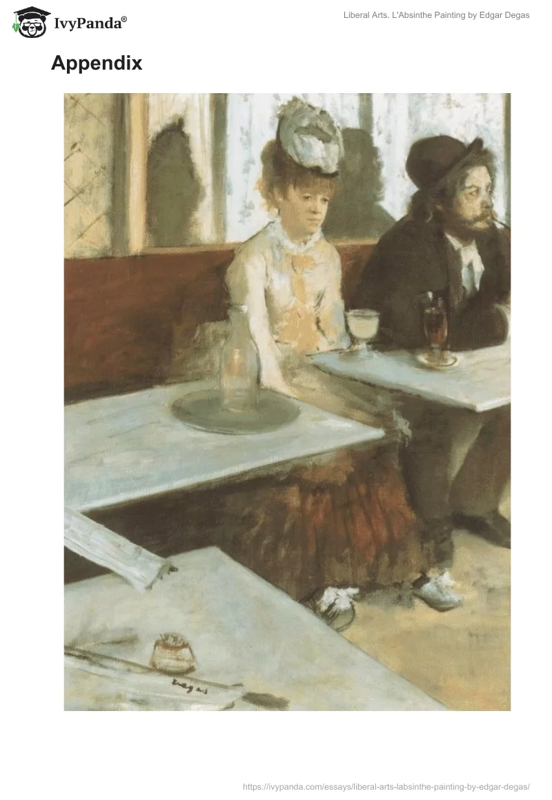 Liberal Arts. L'Absinthe Painting by Edgar Degas. Page 5