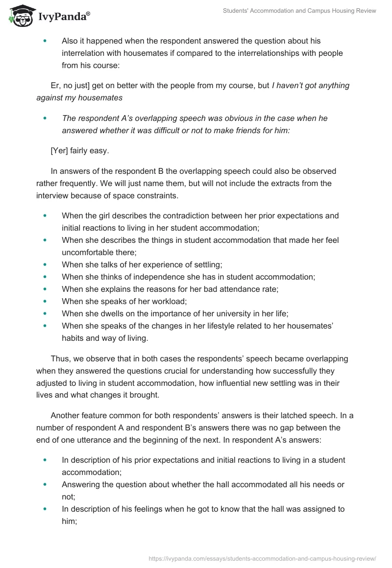 Students' Accommodation and Campus Housing Review. Page 3