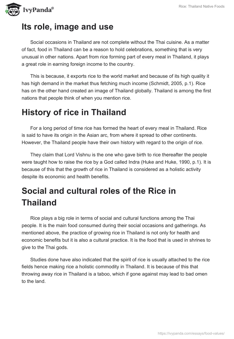Rice: Thailand Native Foods. Page 2