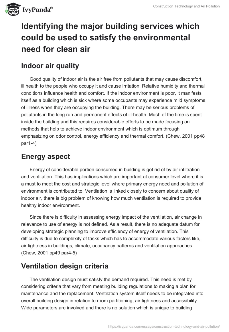 Construction Technology and Air Pollution. Page 4