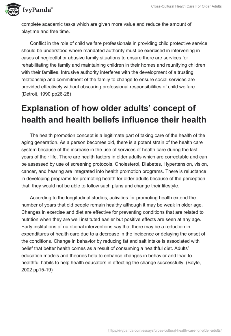 Cross-Cultural Health Care For Older Adults. Page 2
