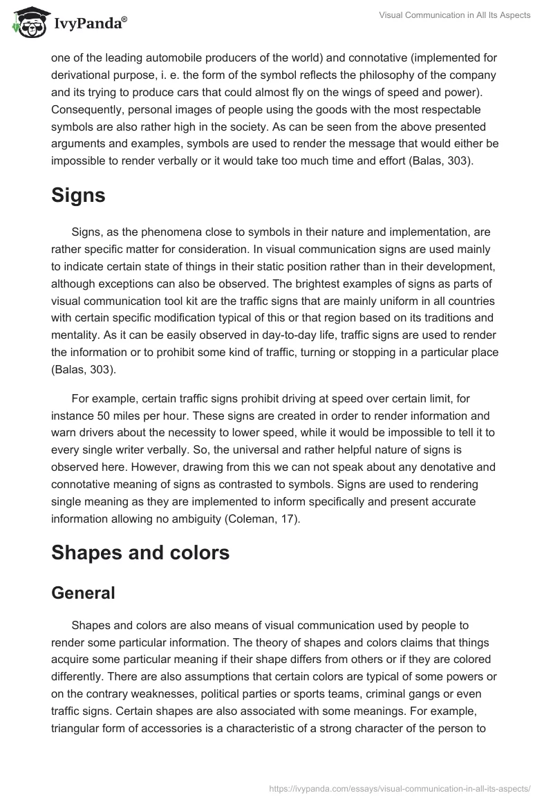 Visual Communication in All Its Aspects. Page 3