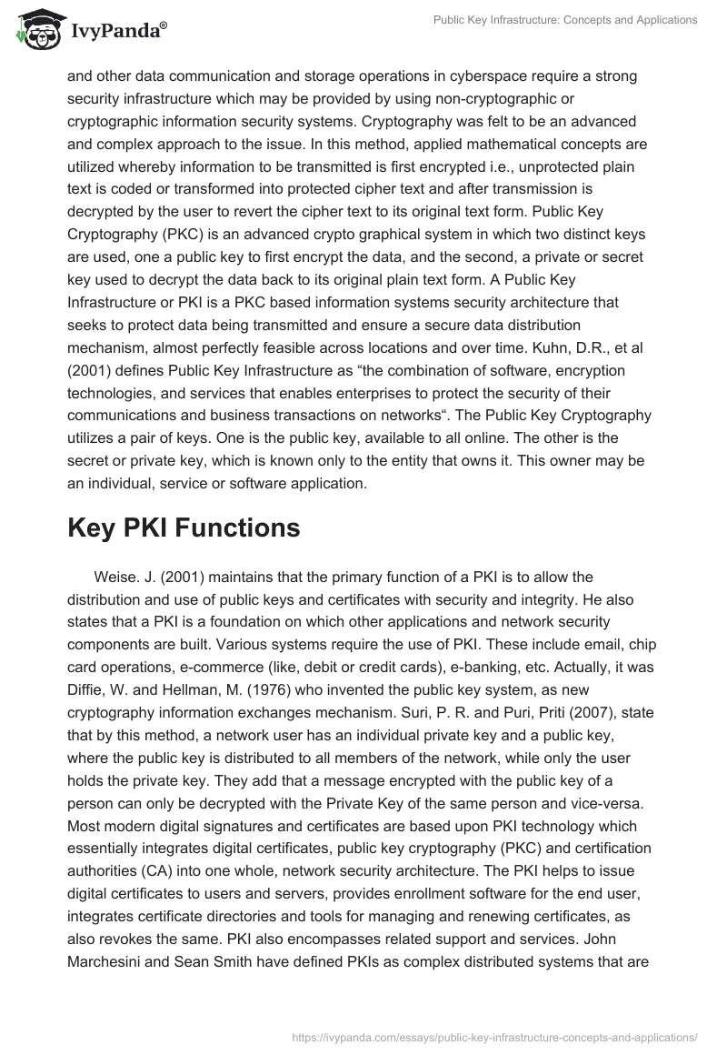 Public Key Infrastructure: Concepts and Applications. Page 2