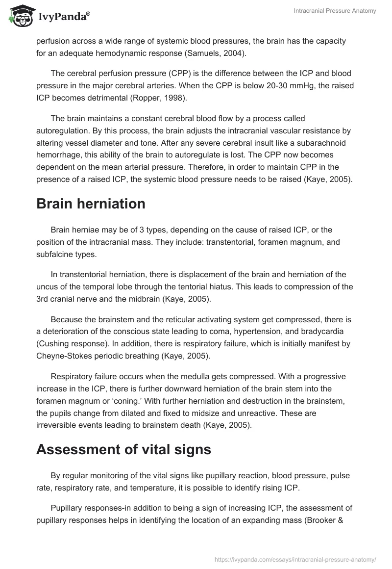 Intracranial Pressure Anatomy. Page 4