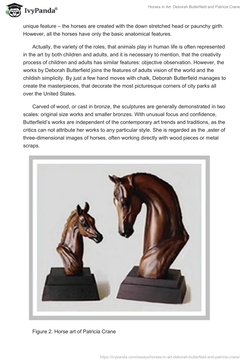 Horses in Art: Deborah Butterfield and Patricia Crane. Page 2