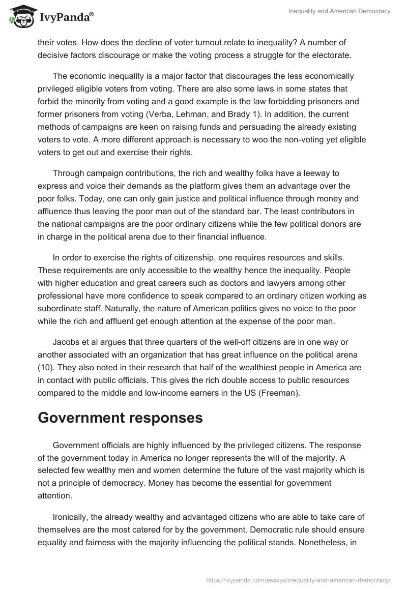 Inequality and American Democracy. Page 3
