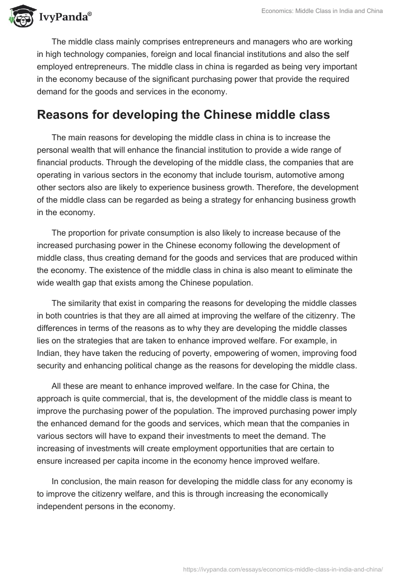 Economics: Middle Class in India and China. Page 3