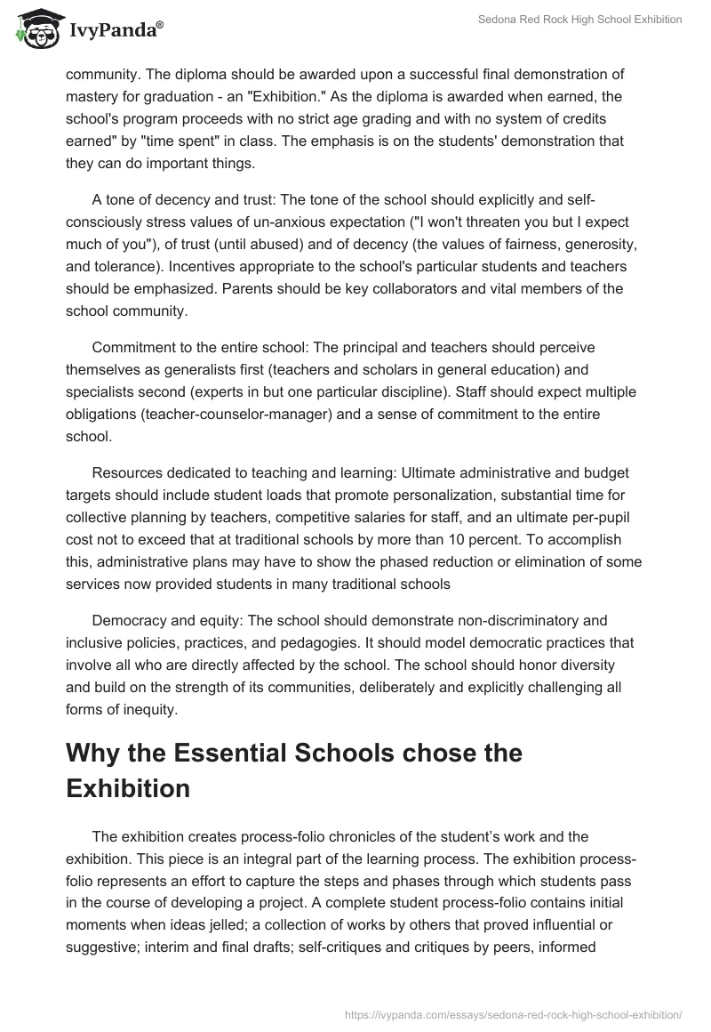 Sedona Red Rock High School Exhibition. Page 5