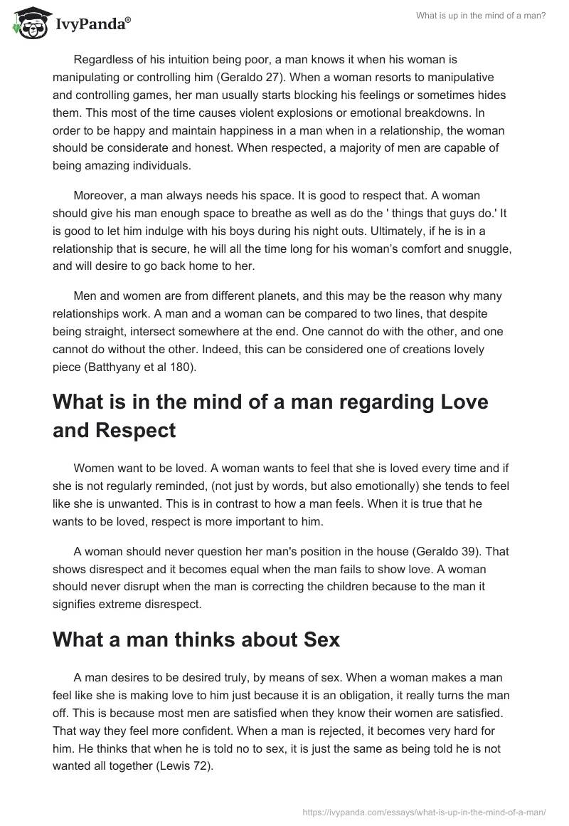 What Is up in the Mind of a Man?. Page 2