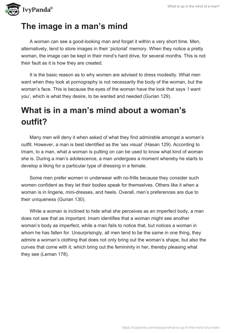 What Is up in the Mind of a Man?. Page 3
