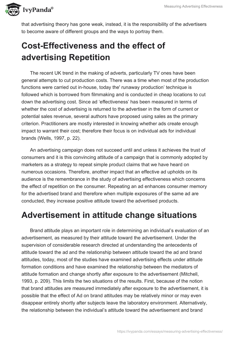 Measuring Advertising Effectiveness. Page 4
