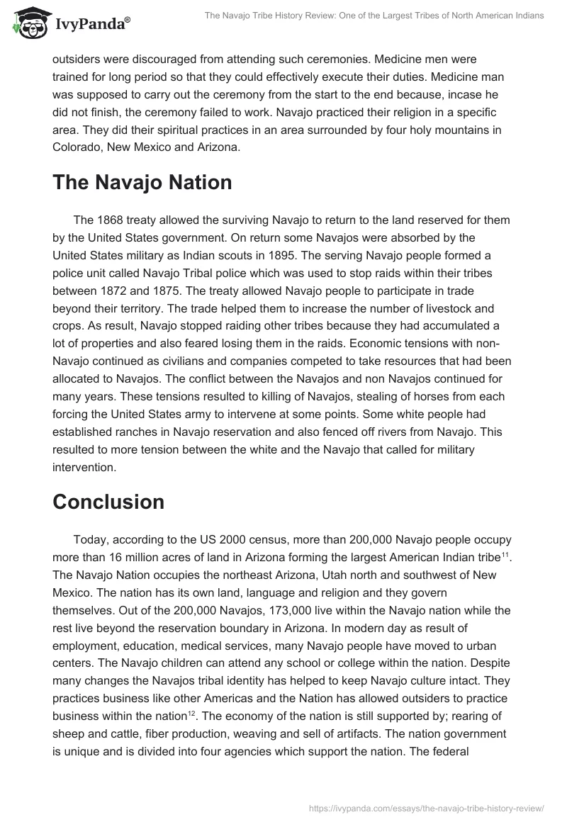 The Navajo Tribe History Review: One of the Largest Tribes of North American Indians. Page 5
