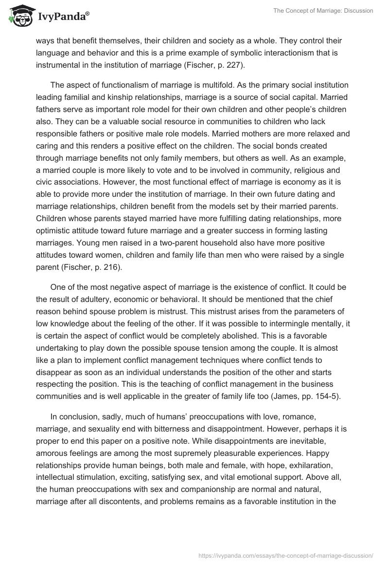 The Concept of Marriage: Discussion. Page 2