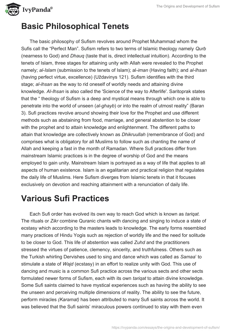 The Origins and Development of Sufism. Page 2