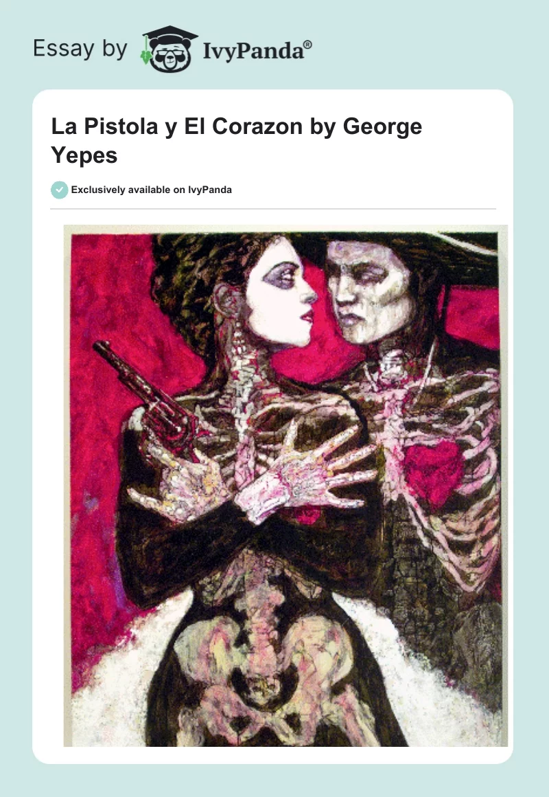 "La Pistola y El Corazon" by George Yepes. Page 1