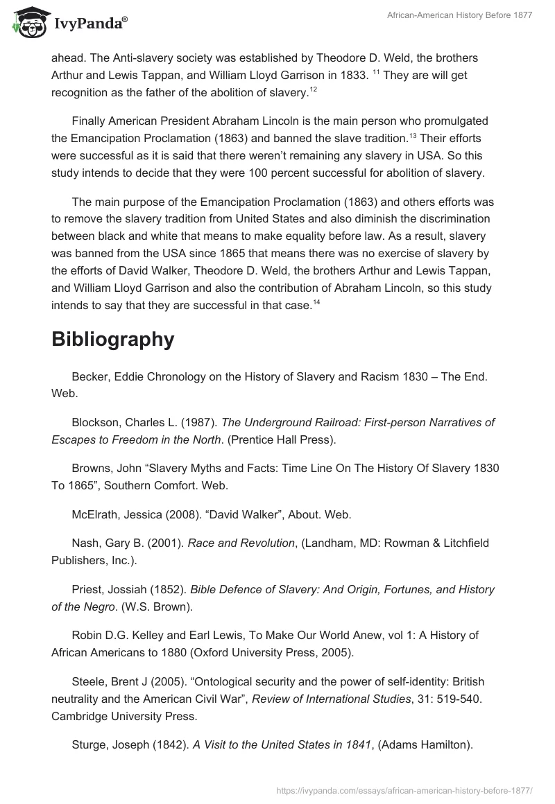 African-American History Before 1877. Page 4