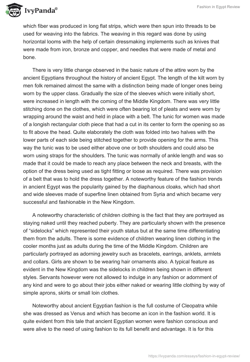 Fashion in Egypt Review. Page 2