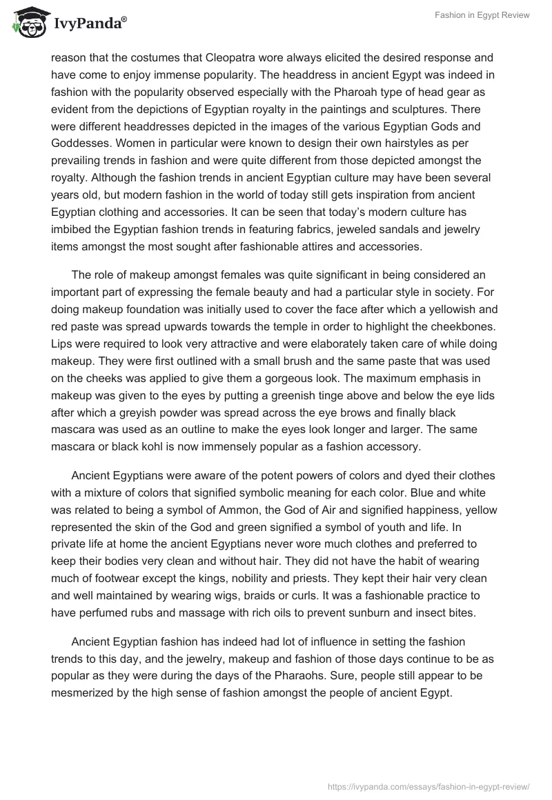Fashion in Egypt Review. Page 3