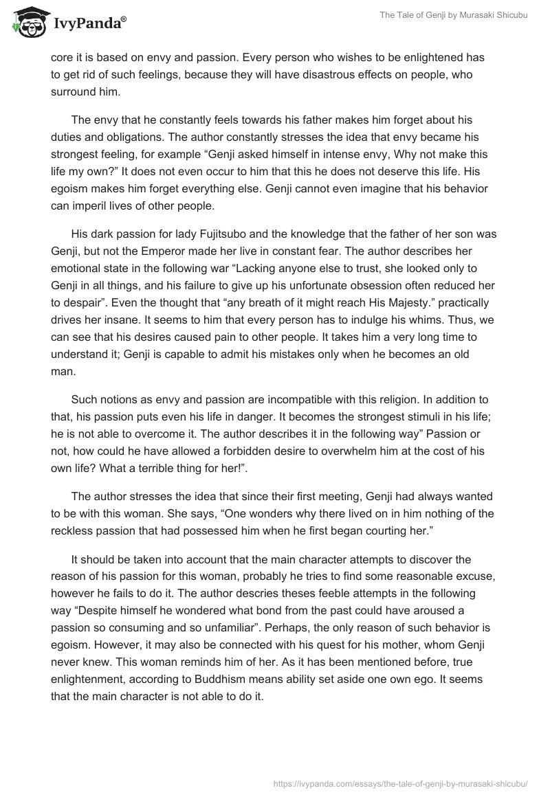 The Tale of Genji by Murasaki Shicubu. Page 2