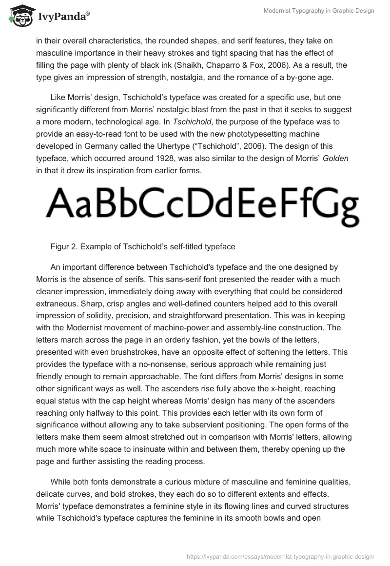 Modernist Typography in Graphic Design. Page 3