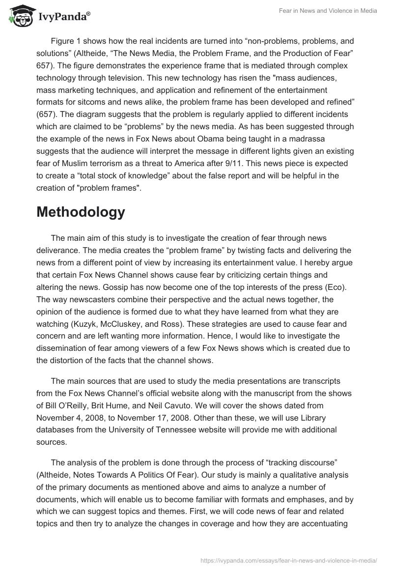 Fear in News and Violence in Media. Page 5