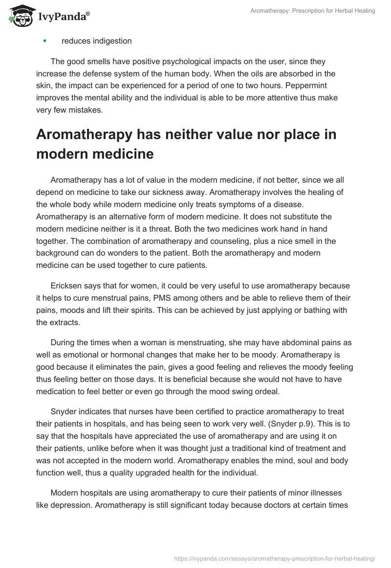 Aromatherapy: Prescription for Herbal Healing. Page 3