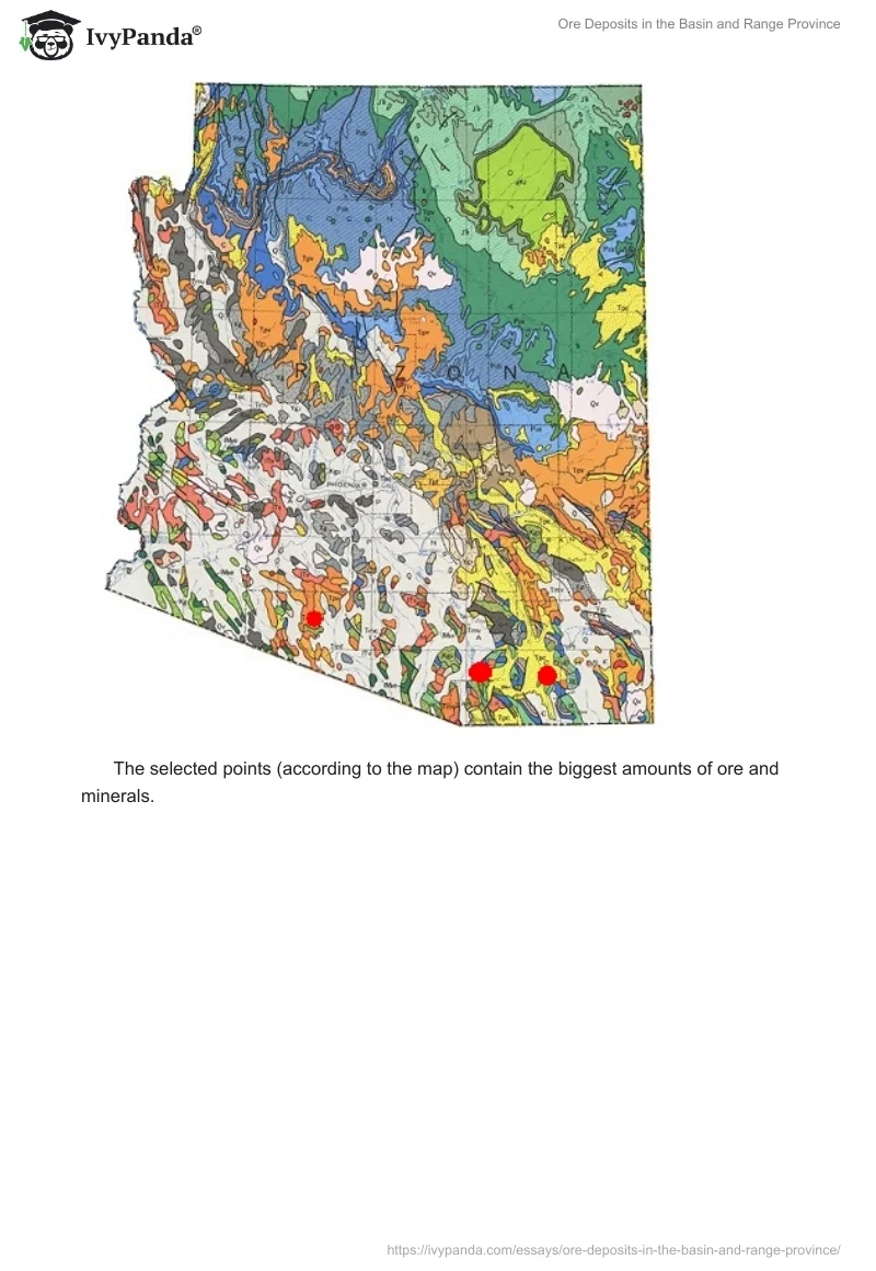 Ore Deposits in the Basin and Range Province. Page 2