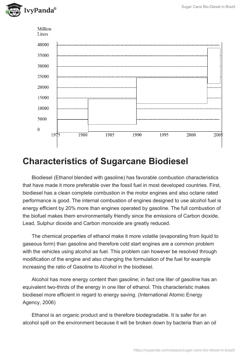 Sugar Cane Bio-Diesel in Brazil. Page 2