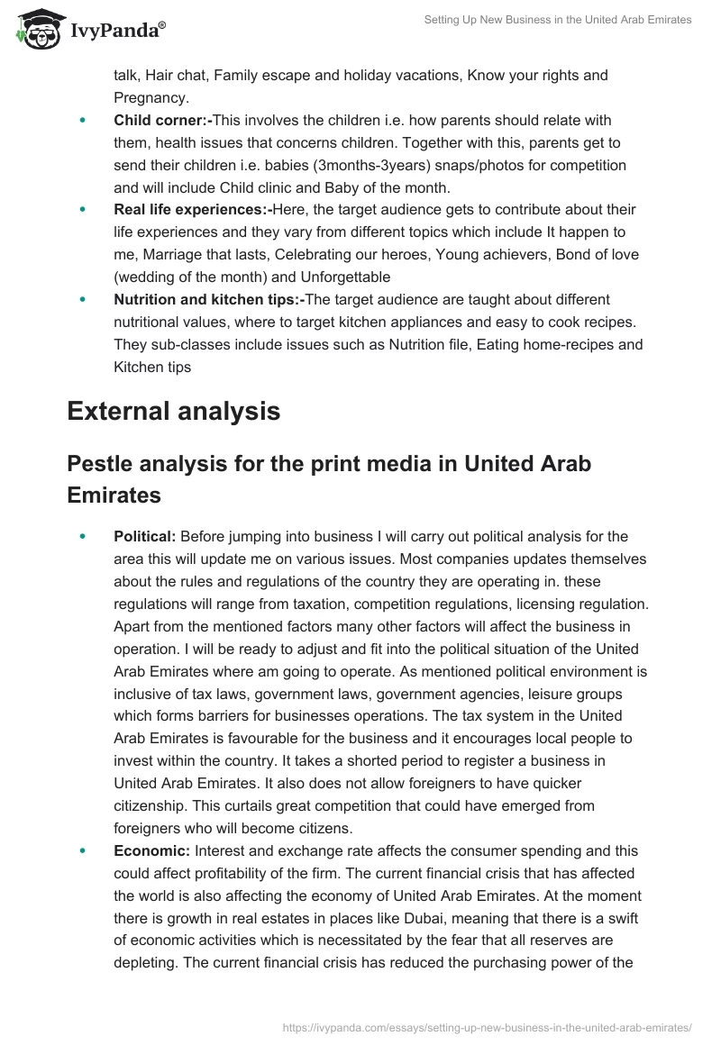 Setting Up New Business in the United Arab Emirates. Page 3