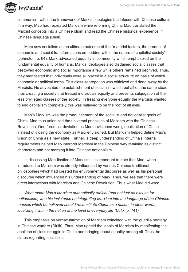 Ideology and Social Movements in Mao's China. Page 4