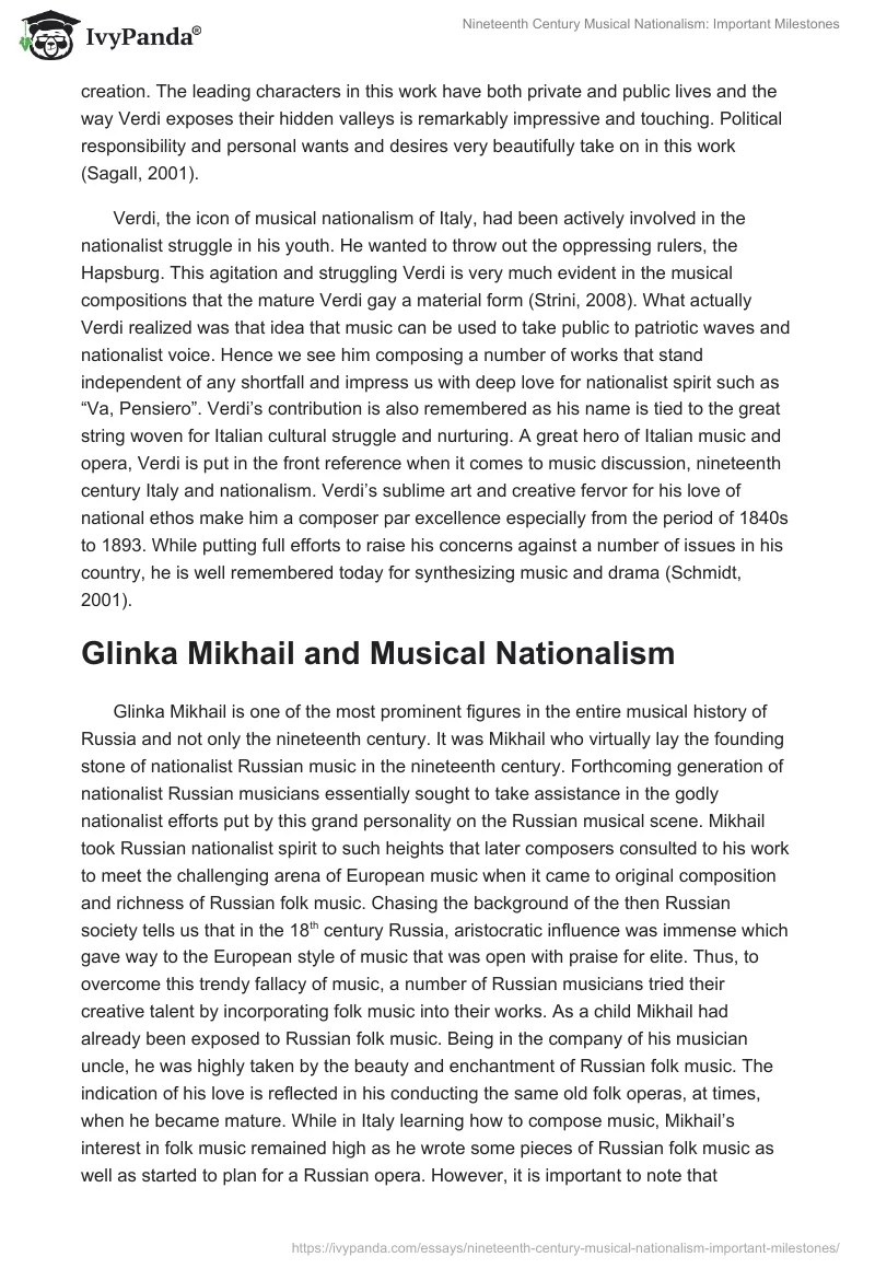 Nineteenth Century Musical Nationalism: Important Milestones. Page 4