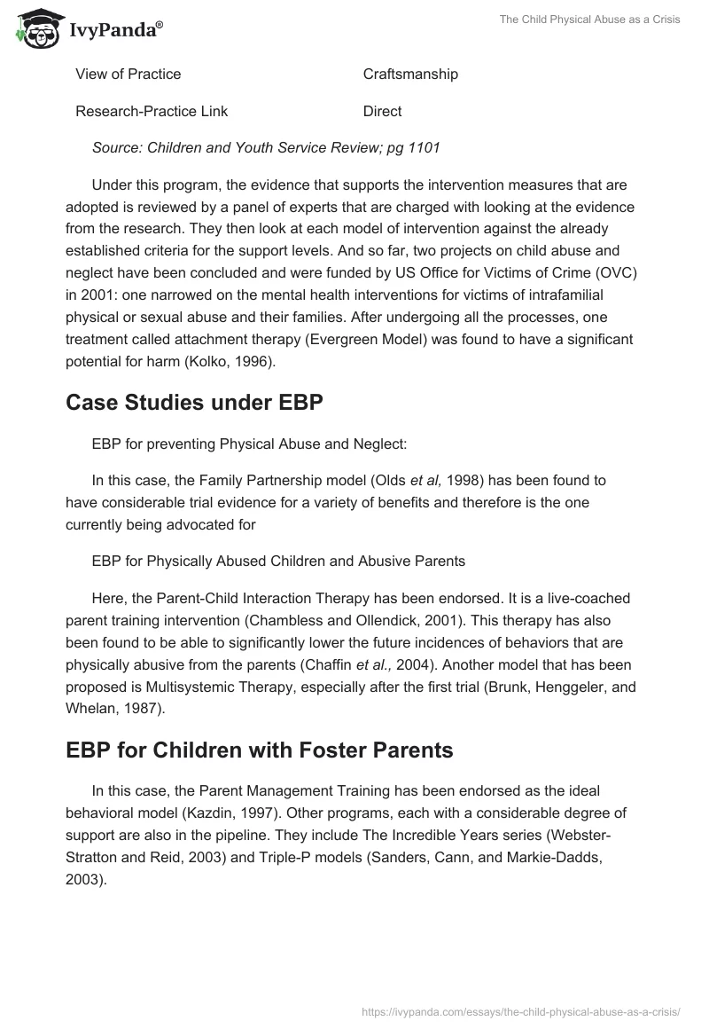 The Child Physical Abuse as a Crisis. Page 3