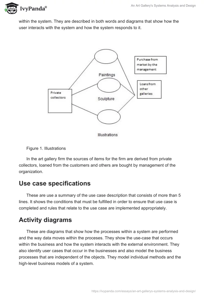 An Art Gallery's Systems Analysis and Design. Page 3