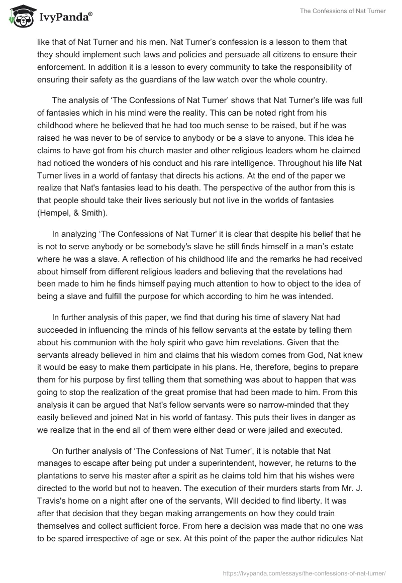 The Confessions of Nat Turner. Page 2