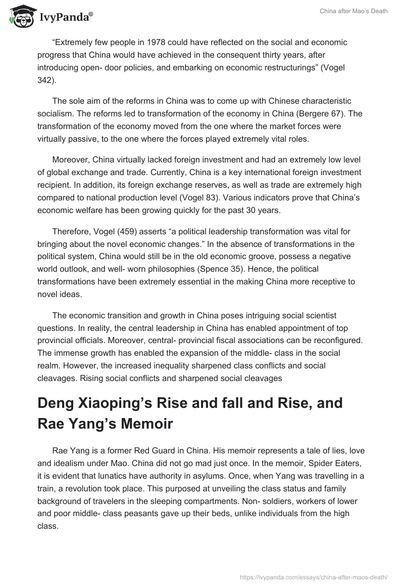 China After Mao’s Death. Page 3
