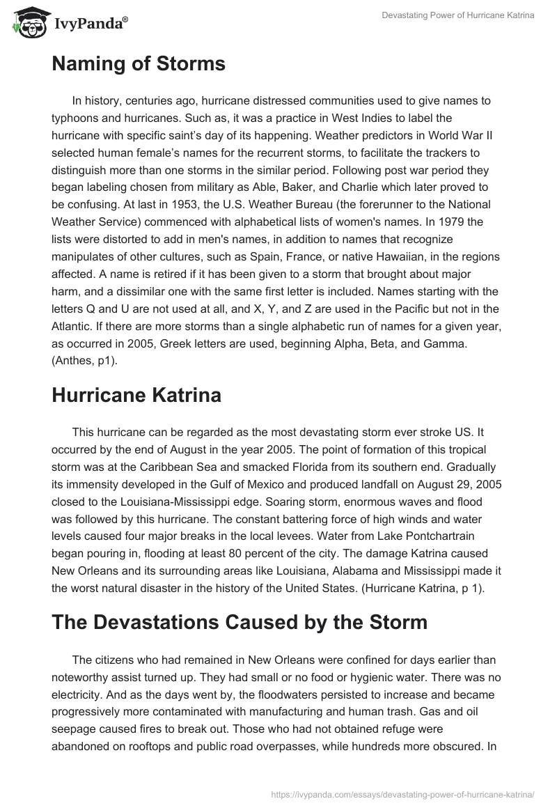 Devastating Power of Hurricane Katrina. Page 2