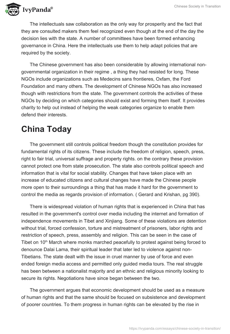 Chinese Society in Transition. Page 3