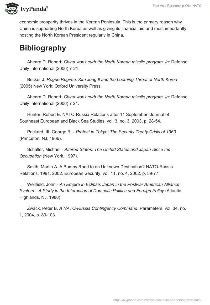 East Asia Partnership With NATO. Page 3