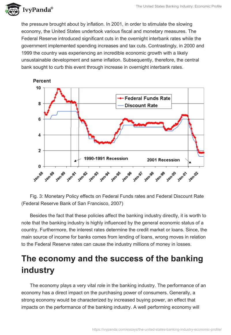 The United States Banking Industry: Economic Profile. Page 5