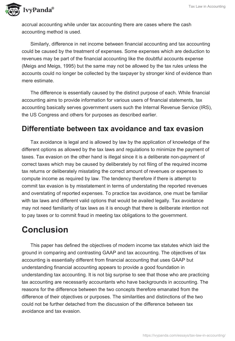 Tax Law in Accounting. Page 3